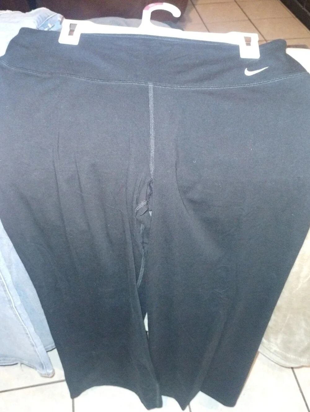 Nike  Black Boot cut  Athletic Pants Size Large